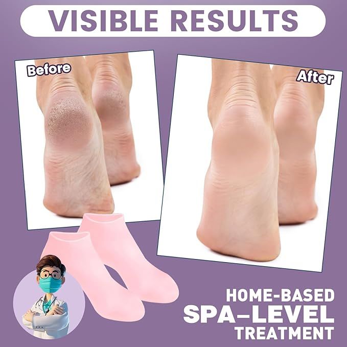 Silicon Gel Moisturizing Sock